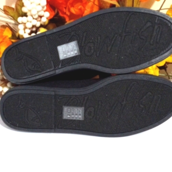 BLOWFISH GIRLS BLACK ANKLE STRAP BALLERINA FLATS SIZE 4 NWT - Picture 8 of 9